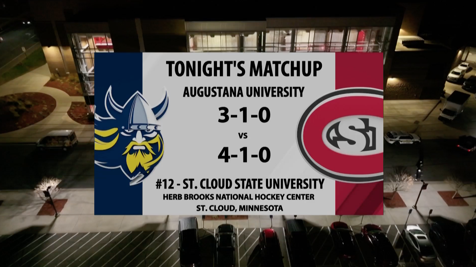 Men's Hockey - AU vs SCSU - October 25, 2024
