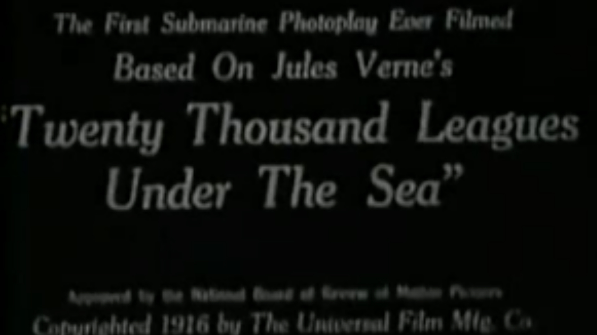 Classic Movies - 20000 Leagues Under the Sea