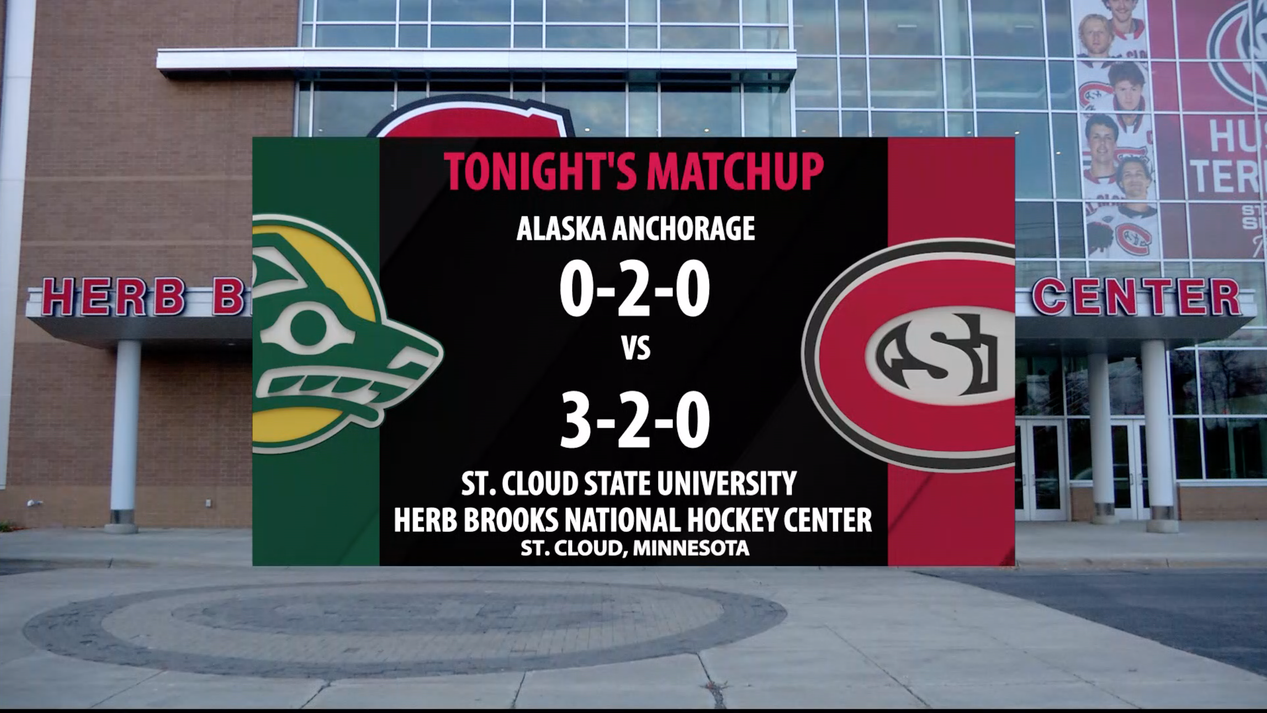 Men's Hockey – Alaska-Anchorage vs SCSU – October 24, 2025