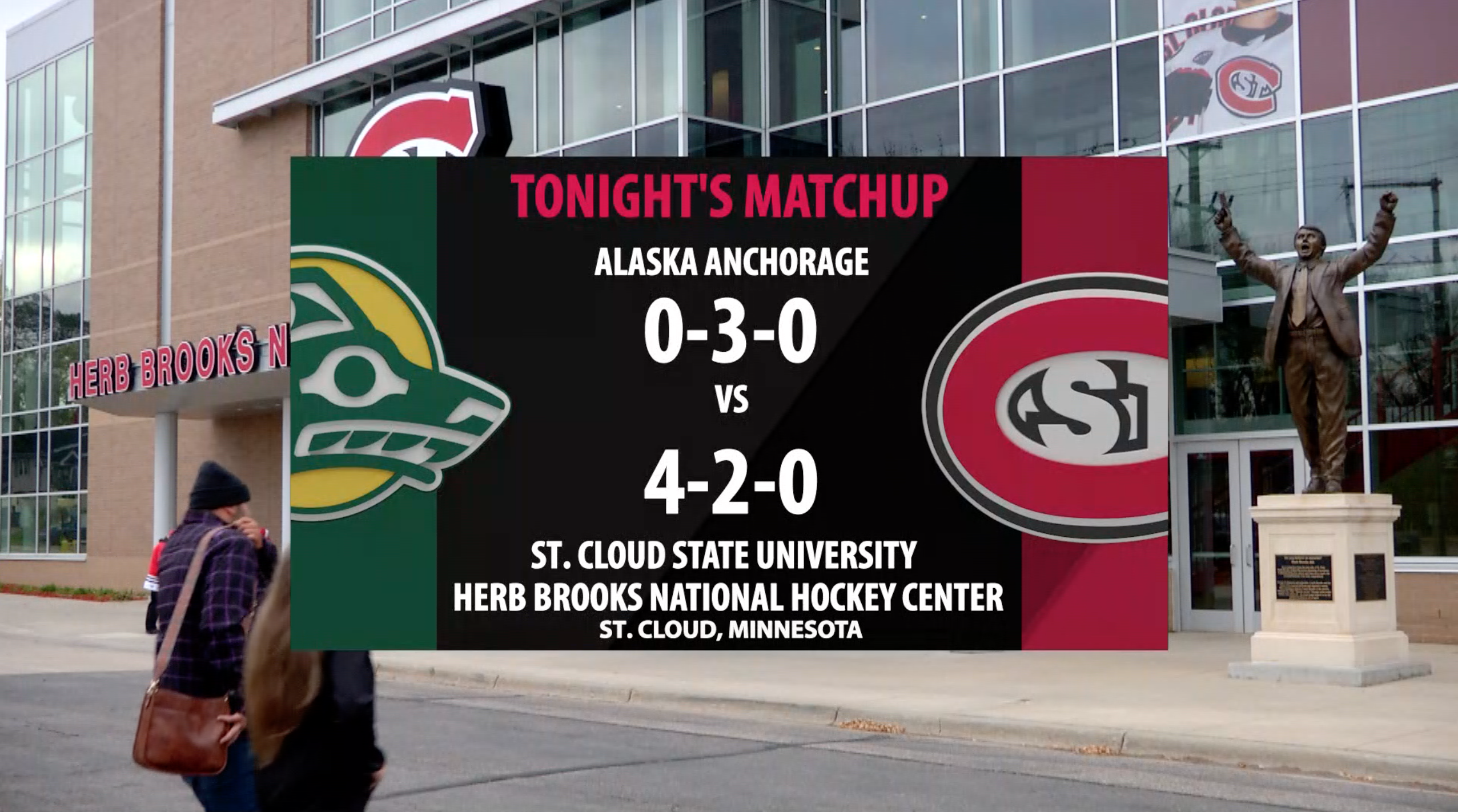 Men's Hockey – Alaska-Anchorage vs SCSU – October 25, 2025