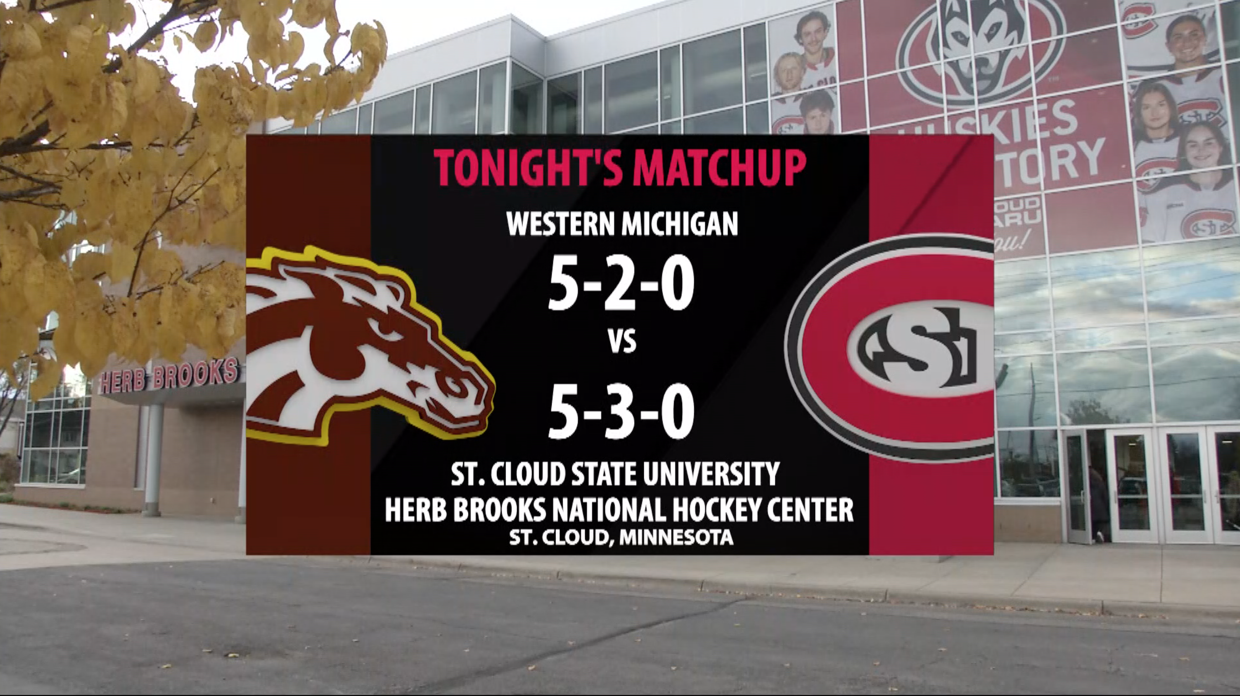 Men's Hockey – Western Michigan vs SCSU – November 1, 2025