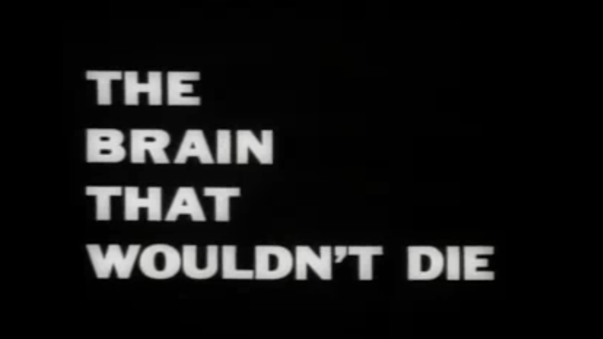 Thumbnail image for Classic Movies - The Brain That Wouldn't Die - 1962