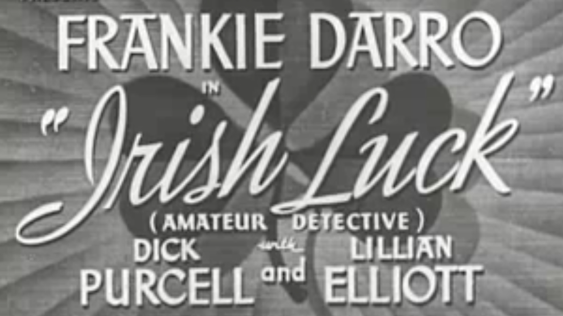 Thumbnail image for Classic Movies - Irish Luck - 1939